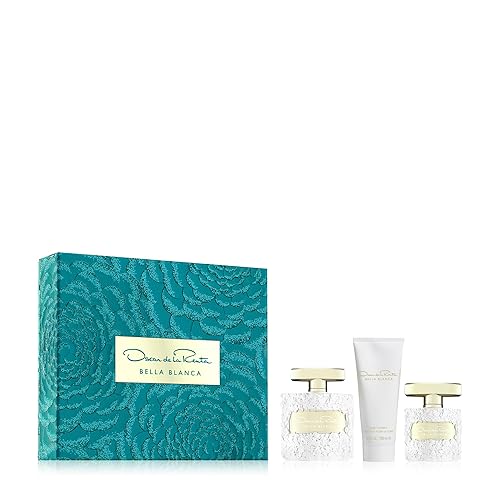 Oscar De La Renta Bella Blanca 3-Piece Gift Set for Women - Eau de Parfum & Body Lotion