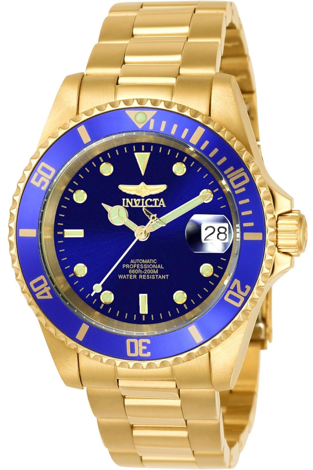 Invicta Pro Diver Men'S 8930Ob Automatic Gold-Tone Stainless Steel Watch