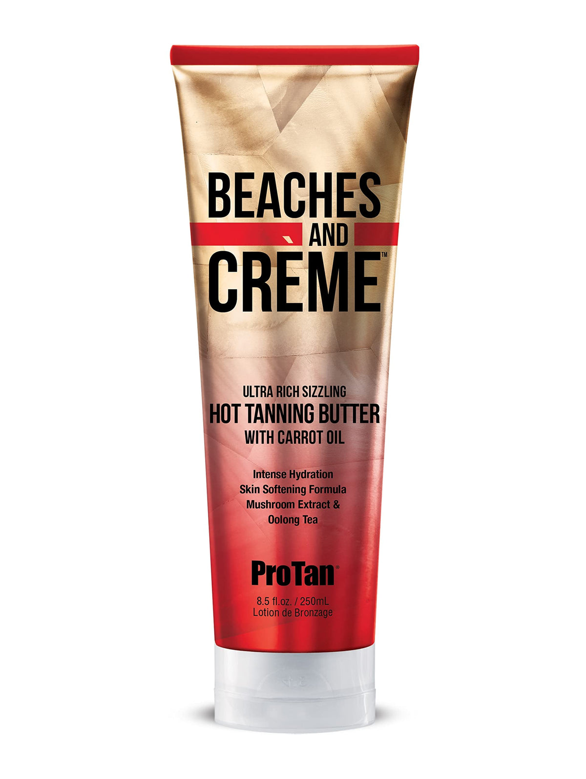 Pro Tan Beaches & Creme Sizzling Hot Tanning Butter 8.5Oz - Deep Tan Moisturizer