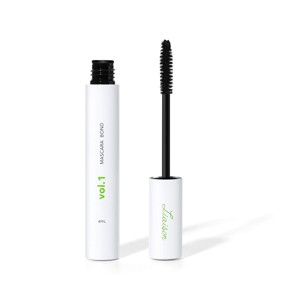 Liaison Mascara Bond - Volumizing, Lengthening, Flake-Free, Vegan, 0.13 Fl Oz, Black