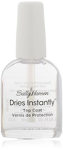 Sally Hansen Top Coat, Dries Instantly, 0.45 Fl Oz - Quick-Dry Nail Finish