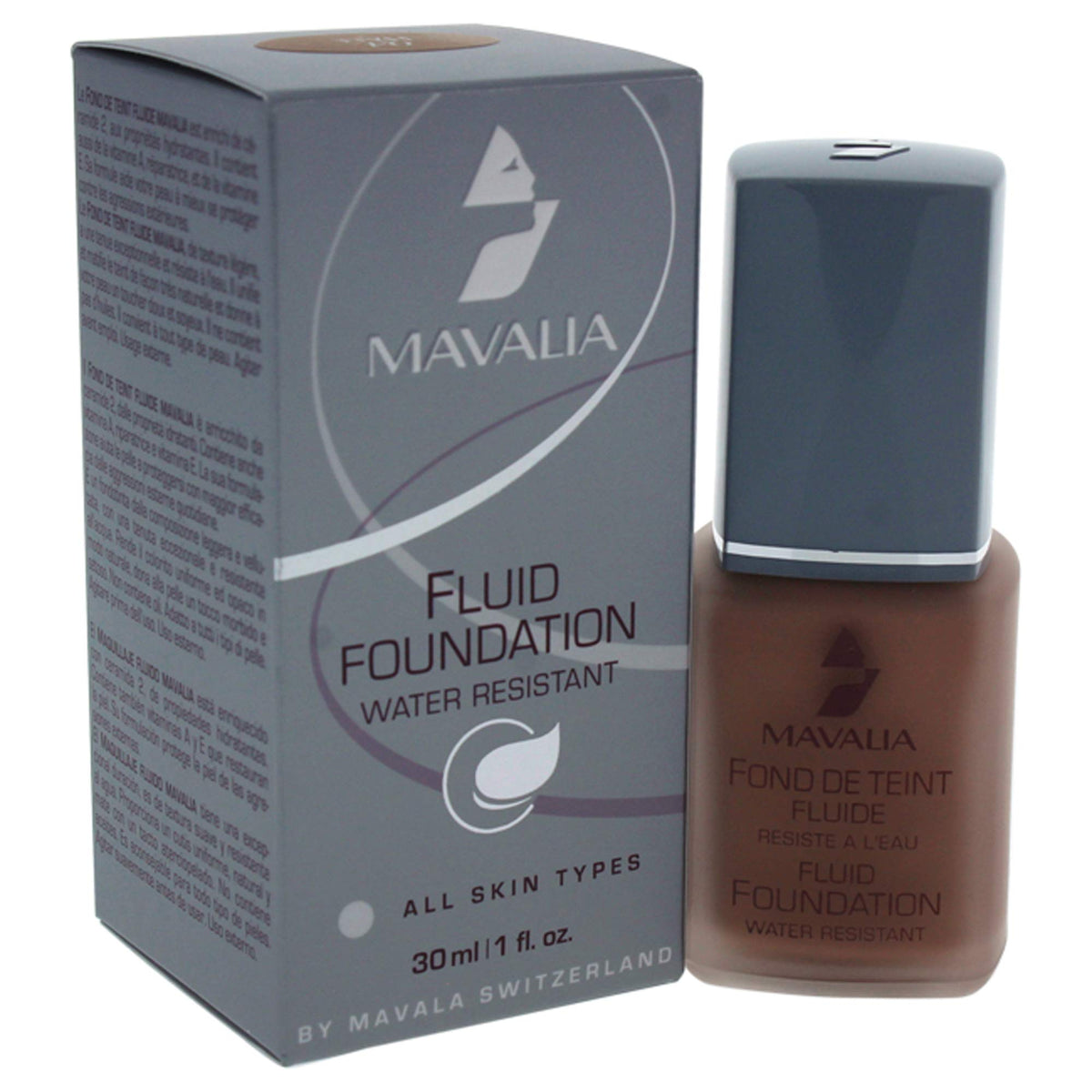 Mavala Fluid Foundation #04 Hale - 1 oz Cranberry Makeup for Women