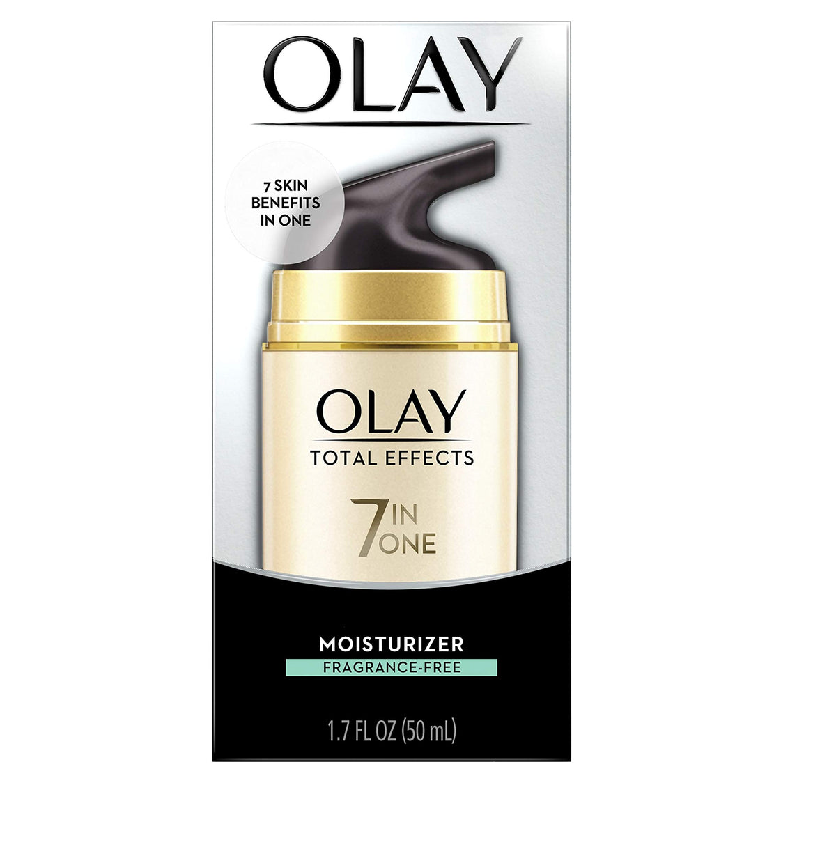 Olay Total Effects 7-In-1 Moisturizer, Fragrance-Free, 1.7 Fl Oz - Anti-Aging Sk