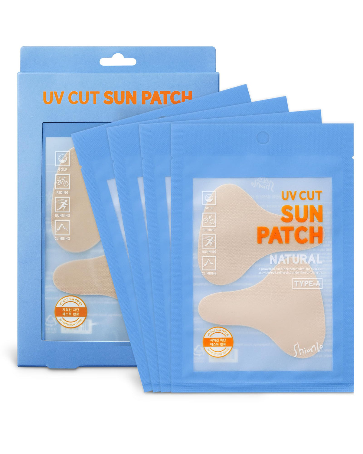 Cutie Mango Sun Protection Under Eye & Cheek Patch - 4 Pack Uv Block Facial Sticker