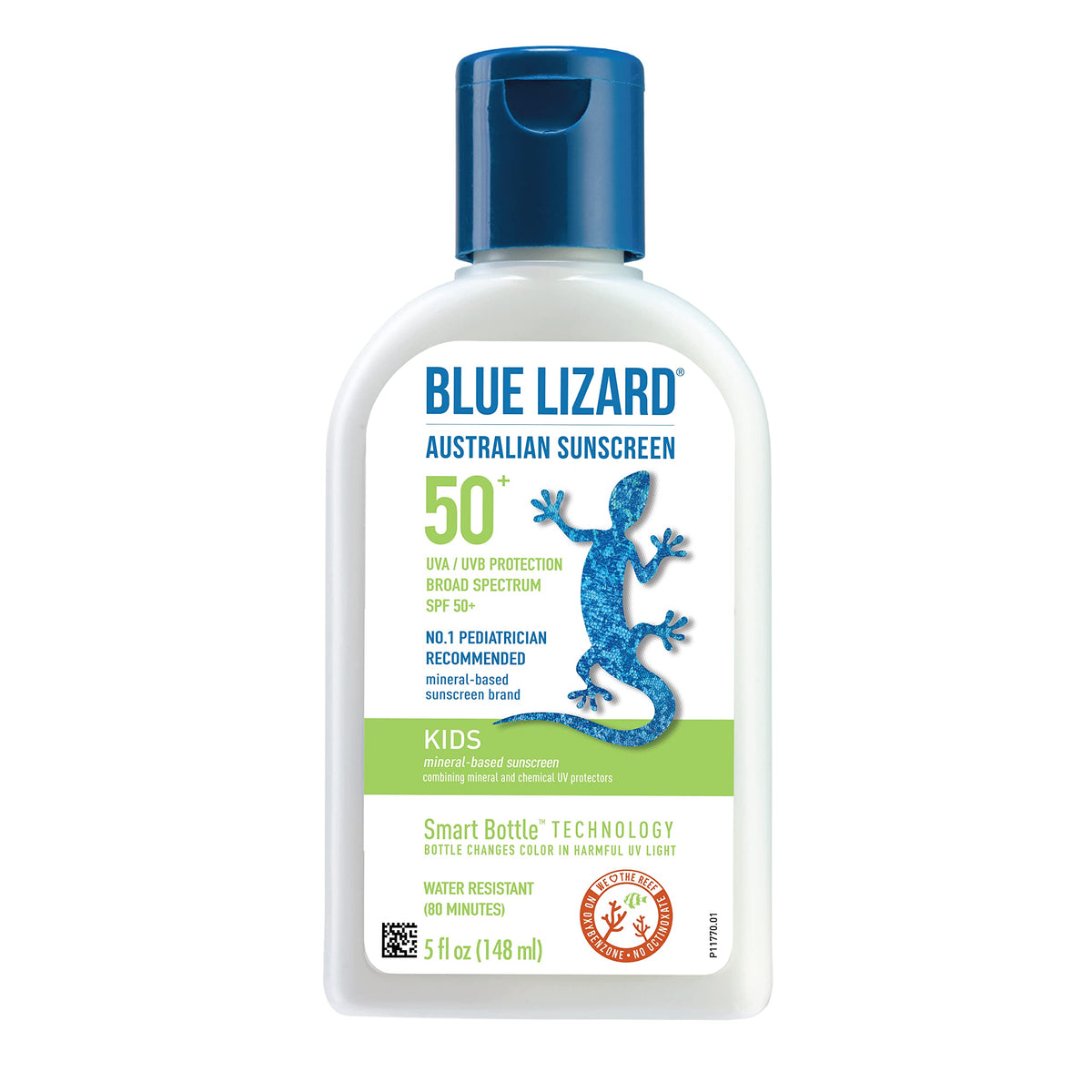 Blue Lizard Kids Sunscreen Lotion Spf 50, 5 Fl Oz - Mineral-Based, Safe For Children