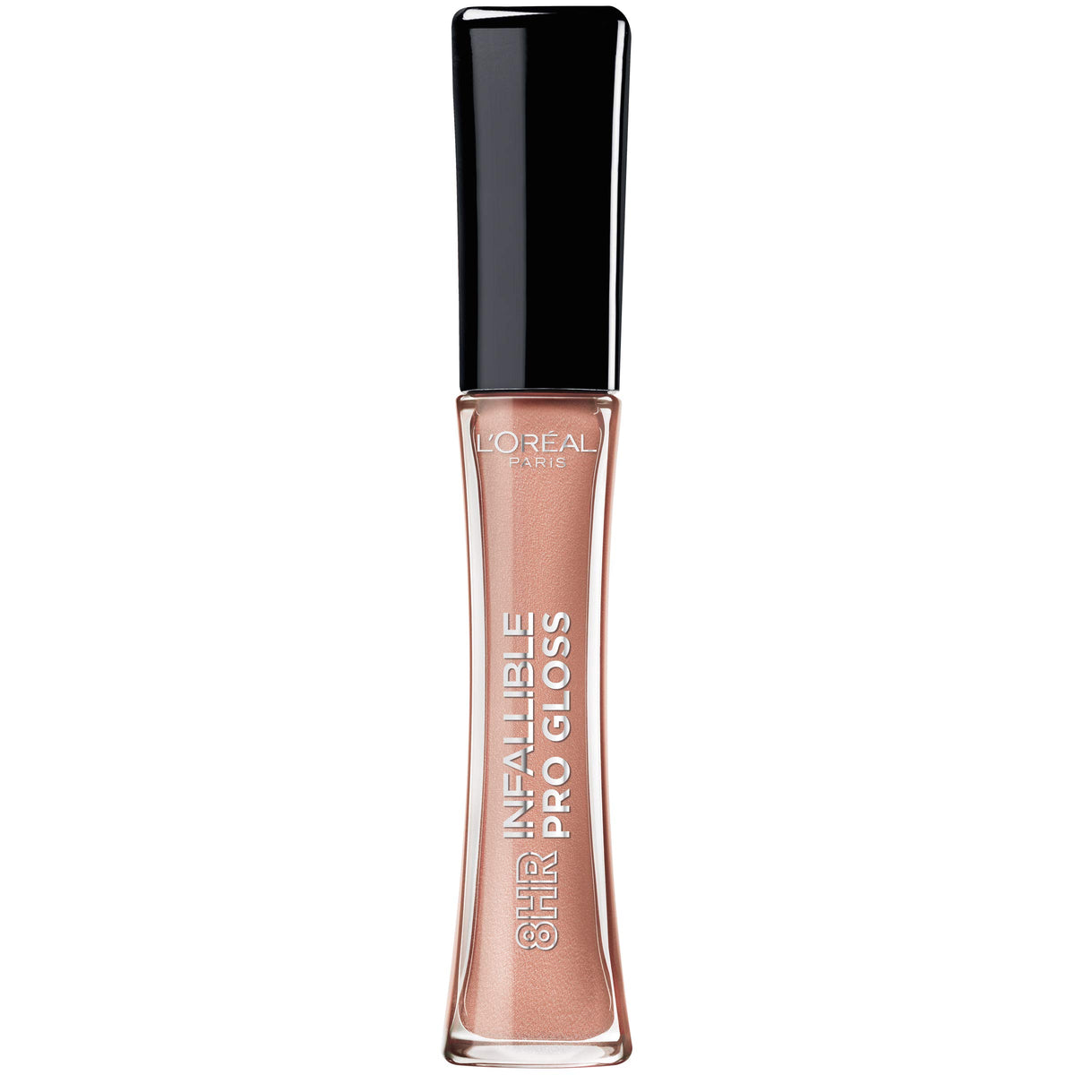 L'Oreal Paris Infallible 8 Hour Hydrating Lip Gloss, Nude Petal, 0.21 Fl Oz