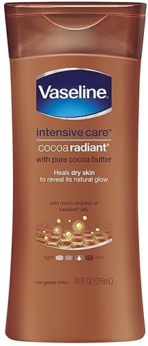 Vaseline Cocoa Radiant Intensive Care Lotion - 10 Fl Oz - 3 Pack - Hydrating Moisturizer