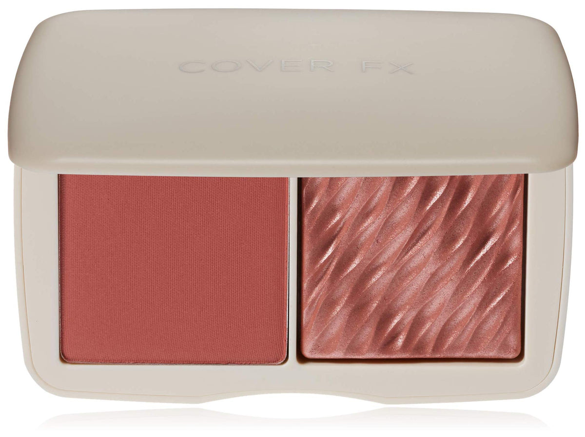 Cover Fx Monochromatic Blush Duo - Spiced Cinnamon, Matte & Shimmer Finish, 1 Count