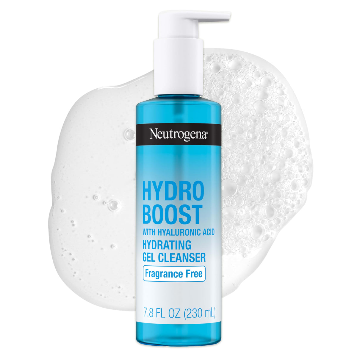 Neutrogena Hydro Boost Gel Cleanser, Fragrance-Free, Hydrating Face Wash, 7.8 Fl Oz