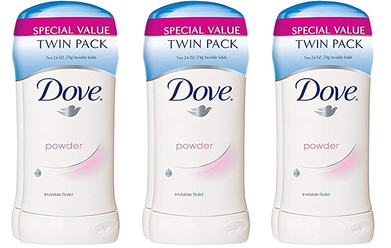 Dove 24 Hour Invisible Solid Antiperspirant Deodorant, 2.6 Oz, Pack Of 6