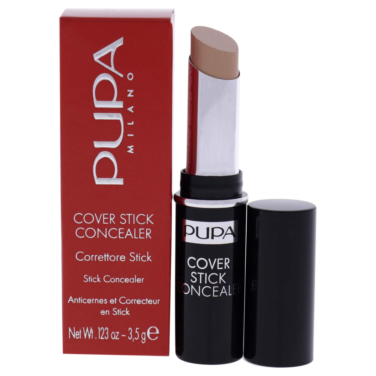 PUPA Milano Cover Stick Concealer  For Normal To CombinationOily Skin  Seamlessly Covers And Corrects Imperfections Or Dark C