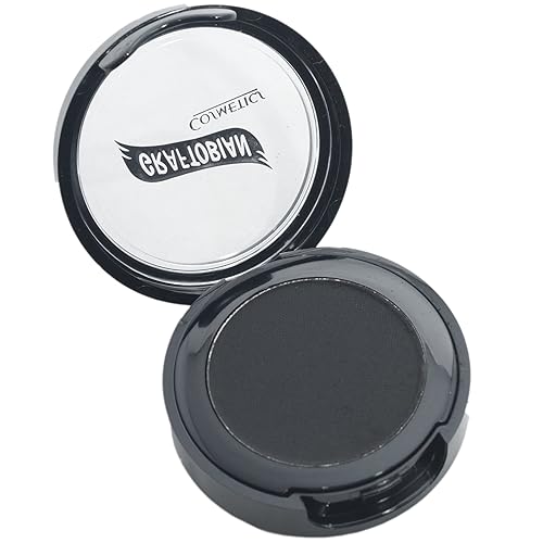 Graftobian Jet Black Cake Eyeliner - Smudge Proof, Long Lasting, Water Activated Eyeliner