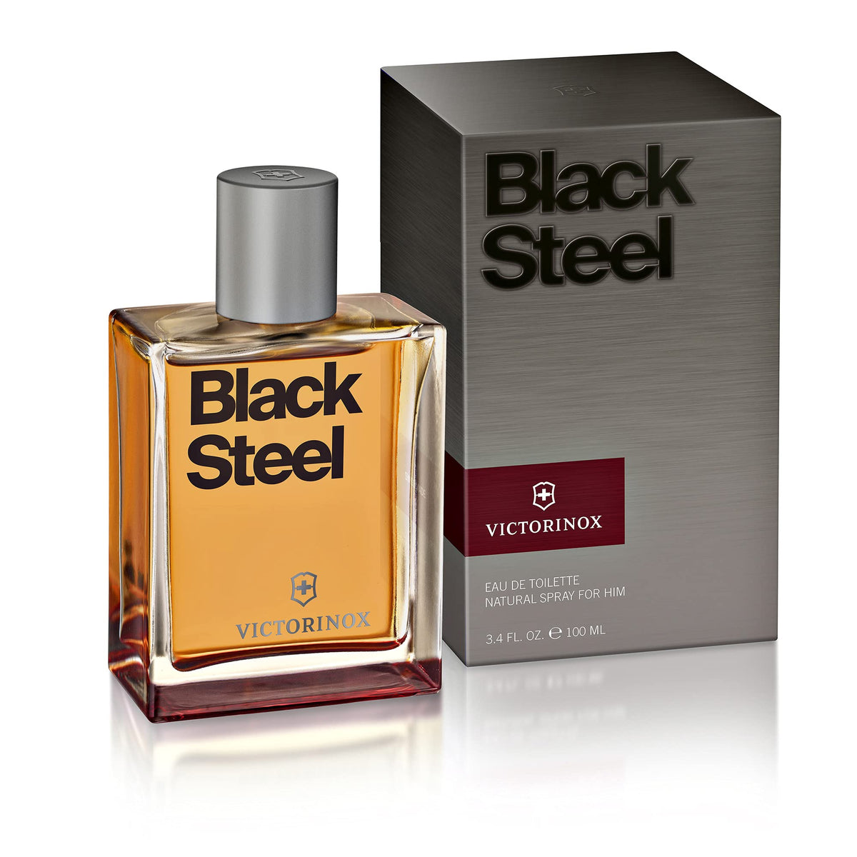 Swiss Army Black Steel Men 34 oz EDT Spray