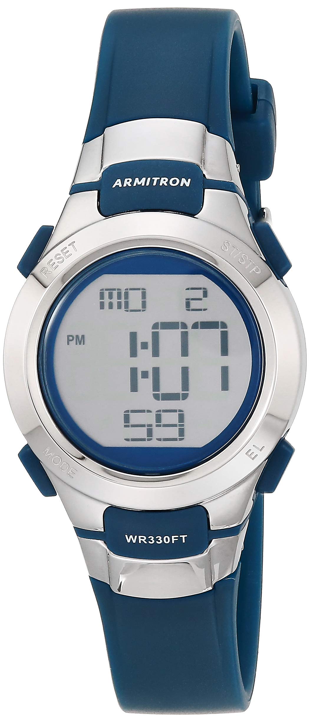 Armitron Sport Women'S Digital Watch 45/7012Nvsv Navy Strap 27Mm Resin