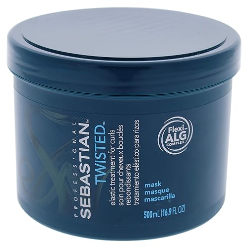 Sebastian Professional Curly Hair Mask - Twisted Elastic Treatment For Frizz Control, 16.9 Fl Oz