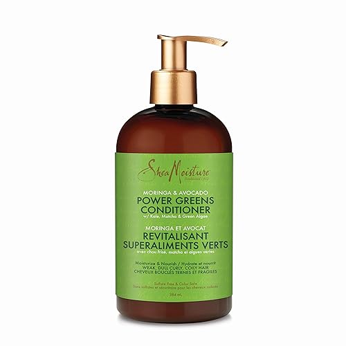 Sheamoisture Moringa Avocado Power Greens Conditioner 13 Fl Oz - Nourishing Hair Care