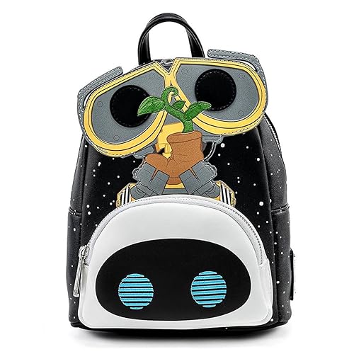 Loungefly Disney Pixar Wall-E Eve Earth Day Double Strap Shoulder Bag Purse - Multi