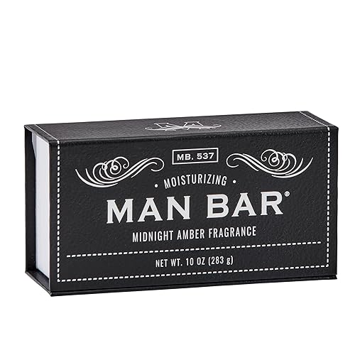 San Francisco Soap Company Midnight Amber Man Bar - Moisturizing, All Skin Types, Usa Made