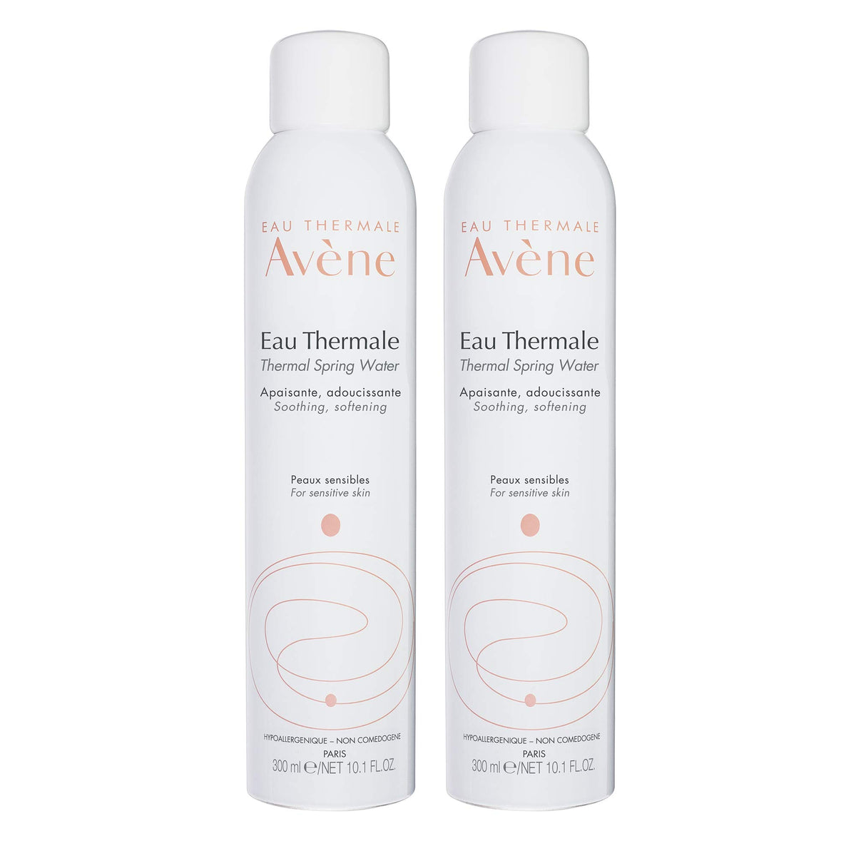 Avène Thermal Spring Water Facial Mist Spray Duo, 10.1 Oz, Soothing & Calming, Set Of 2