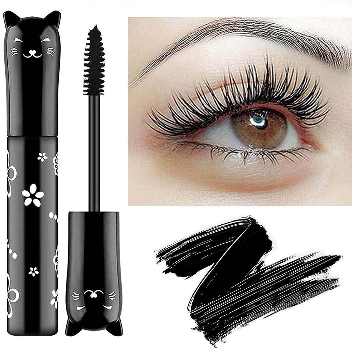 Twlbxmg Thrive Mascara - Black Waterproof, Volumizing & Lengthening For Stunning Eyelashes