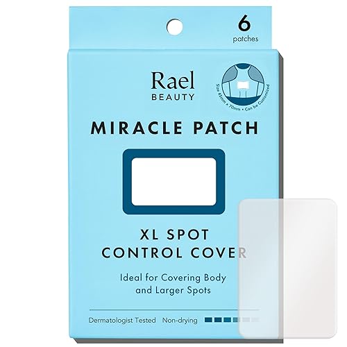 Rael Xl Pimple Patches - Hydrocolloid Acne Spot Control For Face, Zits & Blemishes, 6 Count