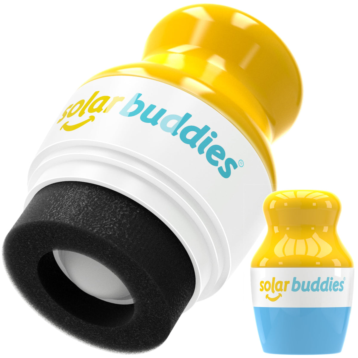 Solar Buddies Sunscreen Applicator - Refillable Roll-On For Kids & Families, 3.4Fl Oz, Blue