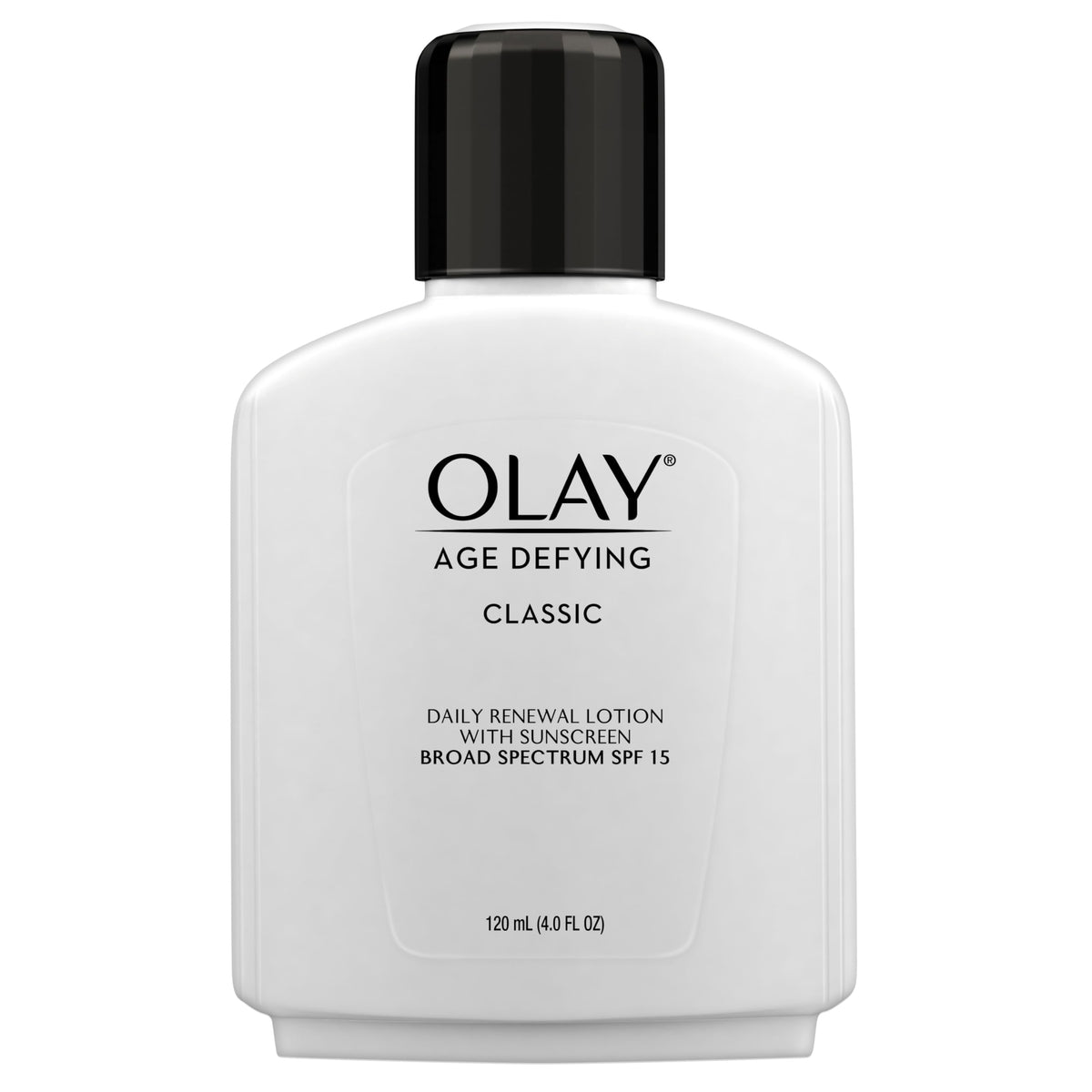 Olay Age Defying Face Moisturizer With Sunscreen, Classic Daily Renewal Lotion, 4 Oz