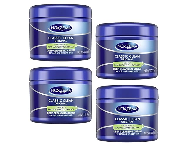 Noxzema Original Deep Cleansing Cream, 2 Oz - Pack Of 4 For Effective Skin Care