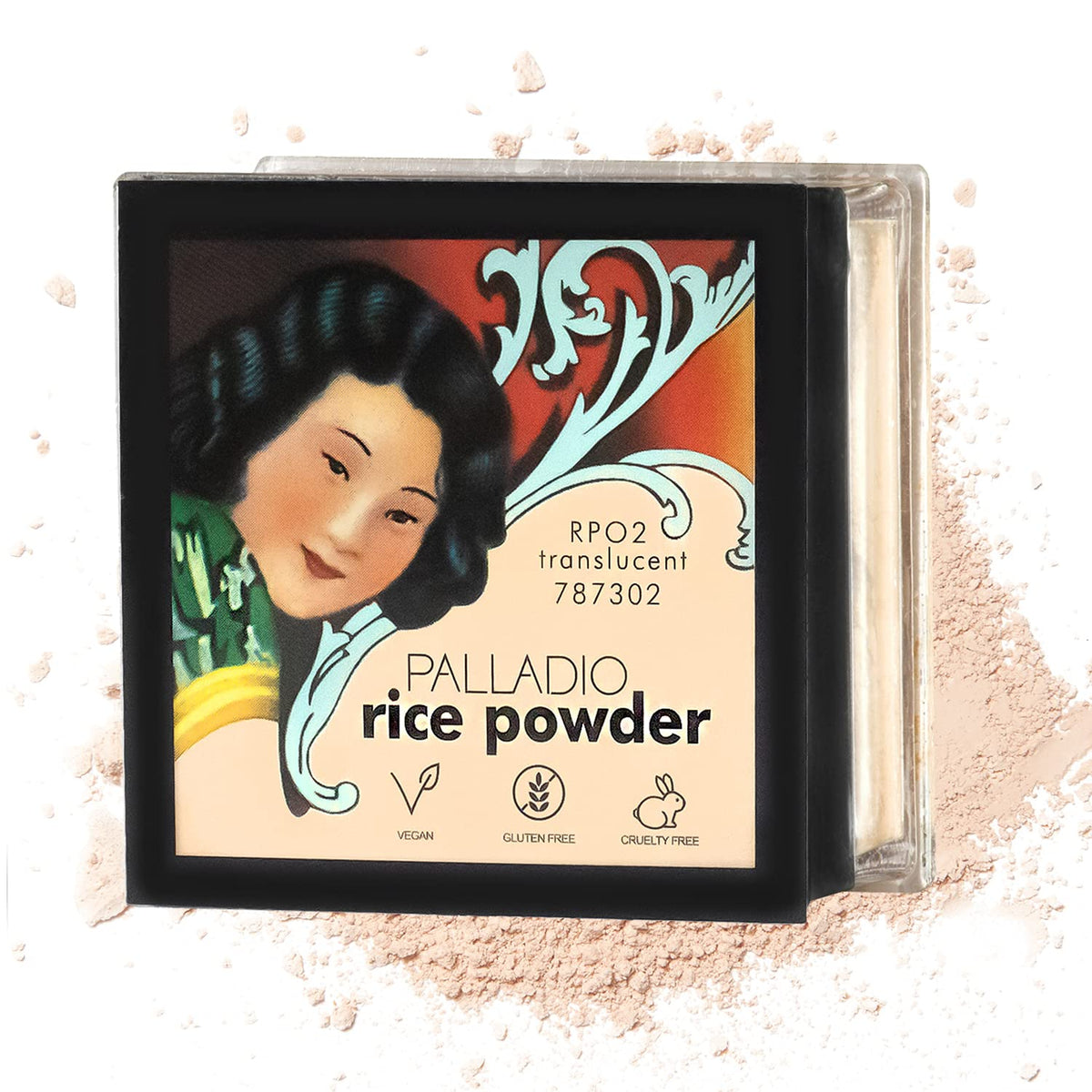 Palladio Translucent Rice Powder - Loose Setting Powder For Smooth, Flawless Makeup Finish