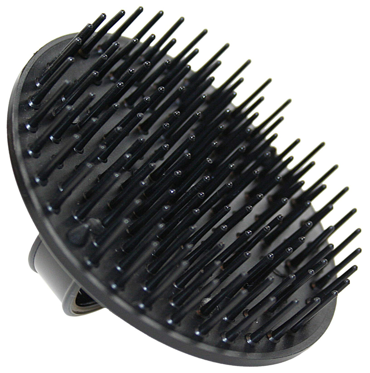 Denman Black Scalp Massager & Detangling Brush For Thick/Thin Hair - Shower & Beard Scrubber