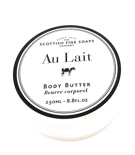 Scottish Fine Soaps Au Lait Body Butter - Extra Nourishing, 8.8 Oz Jar