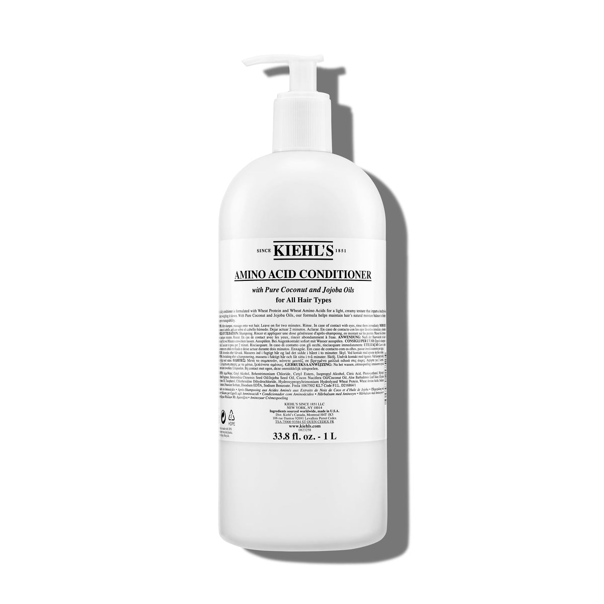 Kiehl'S Amino Acid Conditioner 33.8 Fl Oz - Strengthening & Moisturizing Hair Treatment