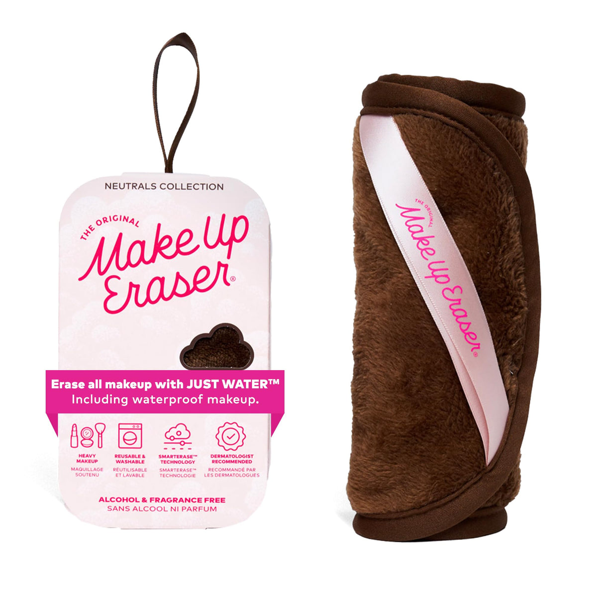 Makeup Eraser Pro - Mocha, 1Ct. - Effortlessly Remove Makeup With Water, Waterproof Formula