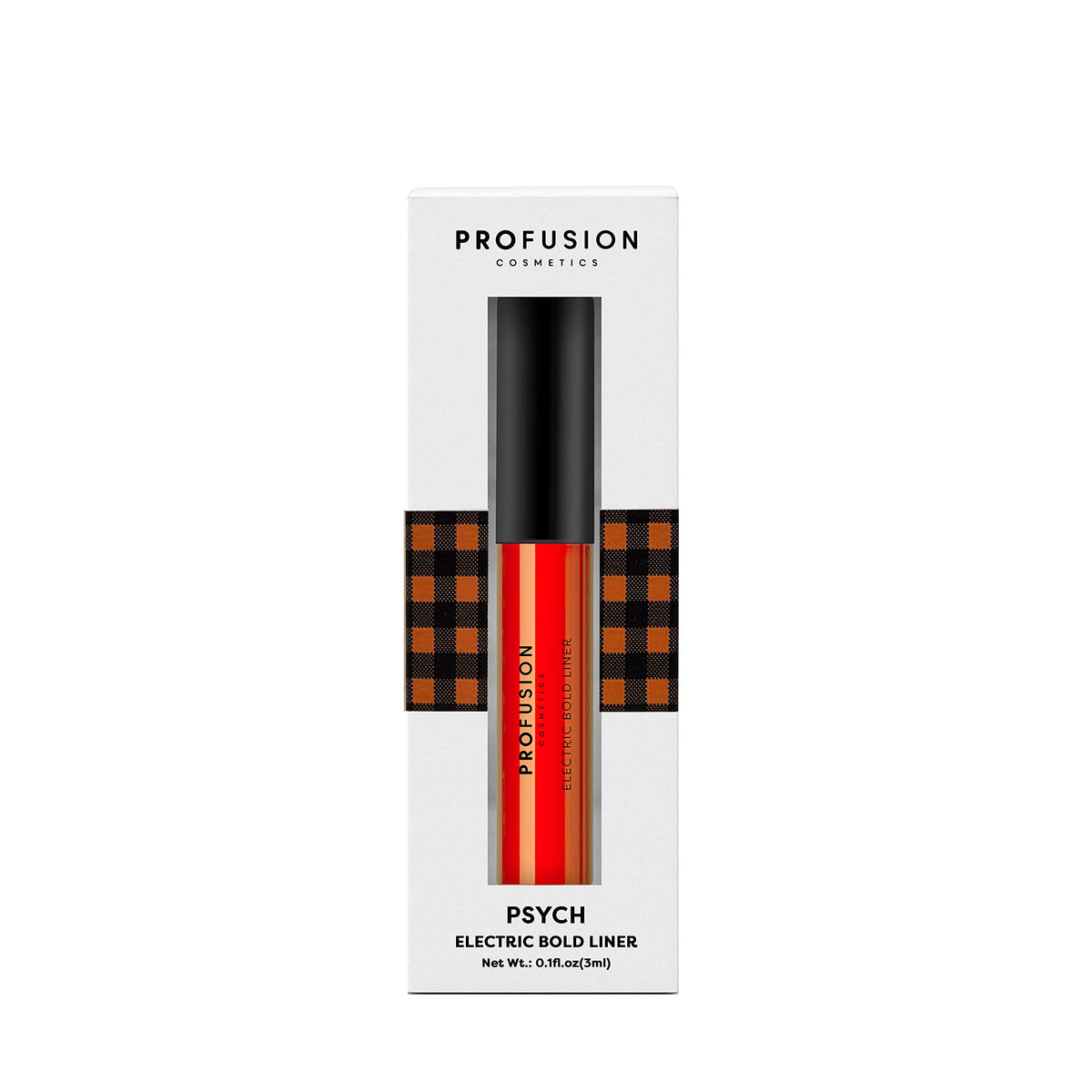 Profusion Cosmetics Electric Bold Neon Orange Waterproof Eyeliner For Dazzling Eyes, 1 Fl Oz