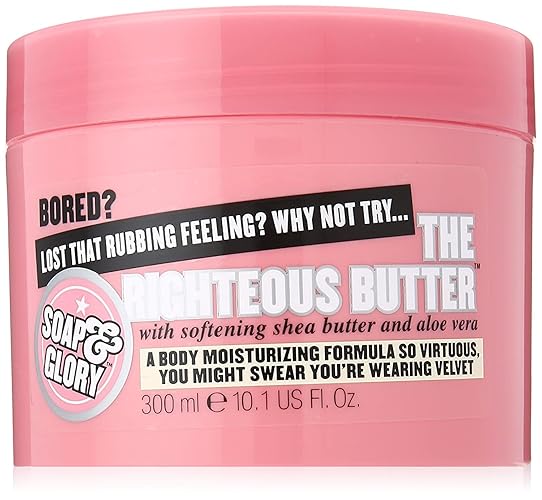 Soap & Glory Righteous Body Butter 300Ml - Hydrating Fuschia Moisturizer For Soft Skin