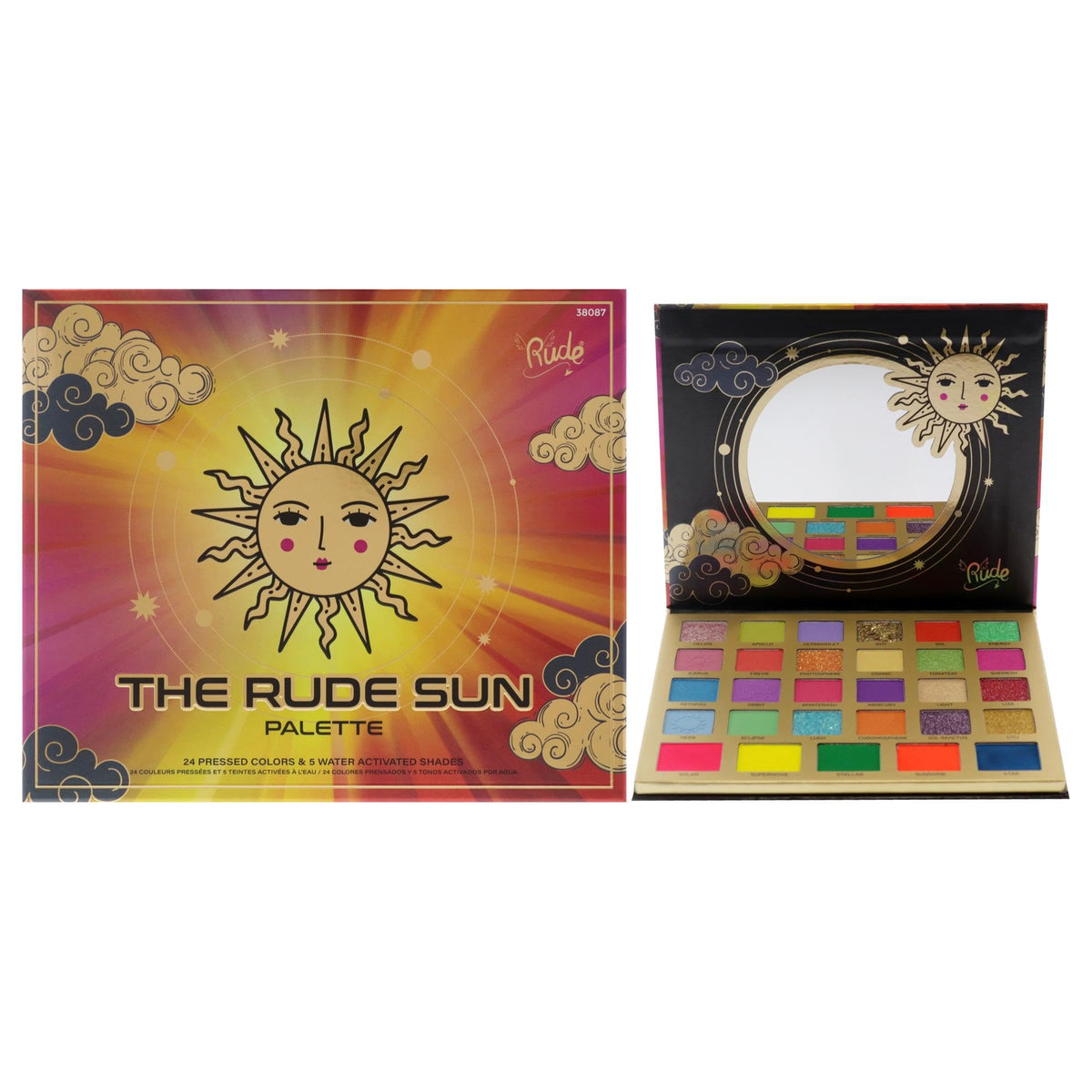 RUDE The Rude Sun Palette by Rude Cosmetics for Women  1 Pc Palette