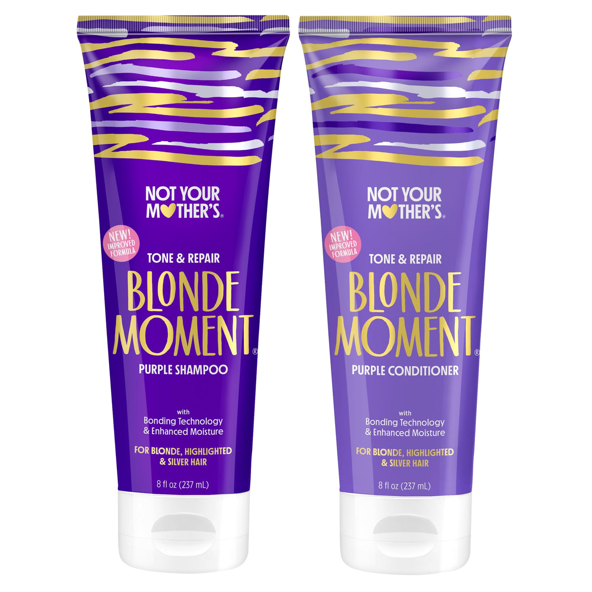 Not Your Mother'S Blonde Moment Purple Shampoo & Conditioner 2-Pack - 8 Fl Oz For Blonde Hair