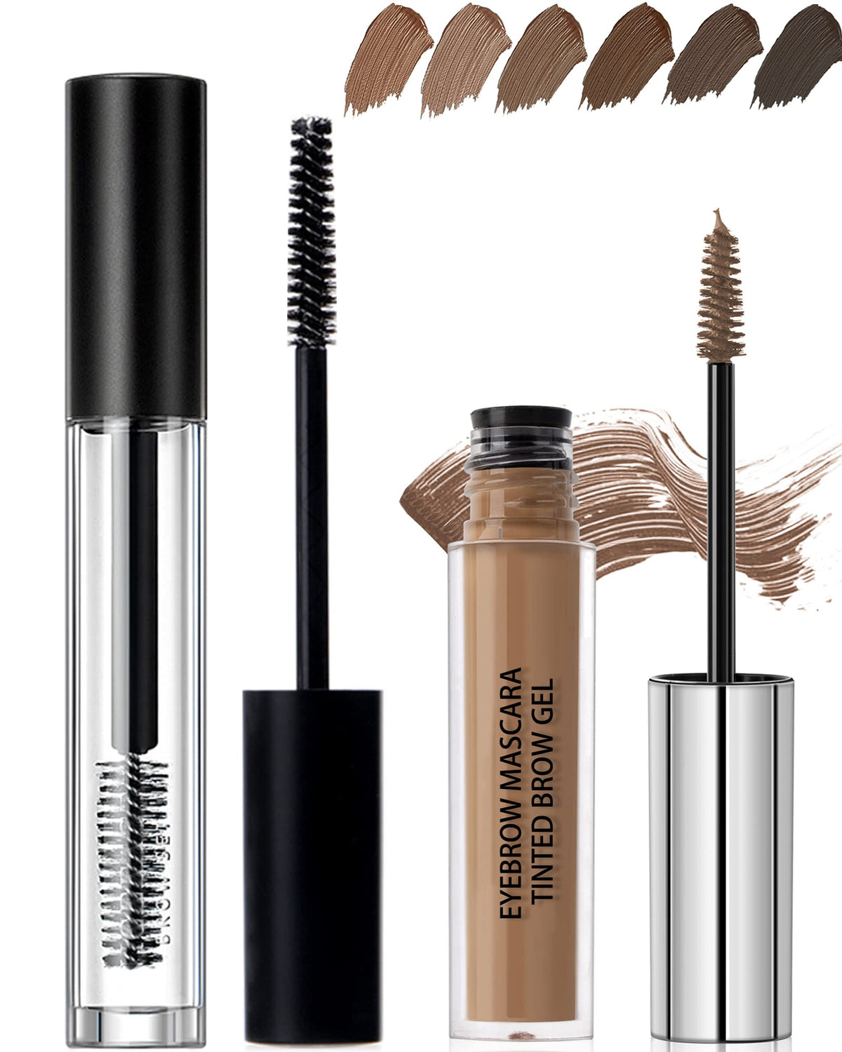 Lysdefeu Waterproof Tinted Eyebrow Gel Auburn, Long Lasting Smudge-Proof Eyebrow Filler