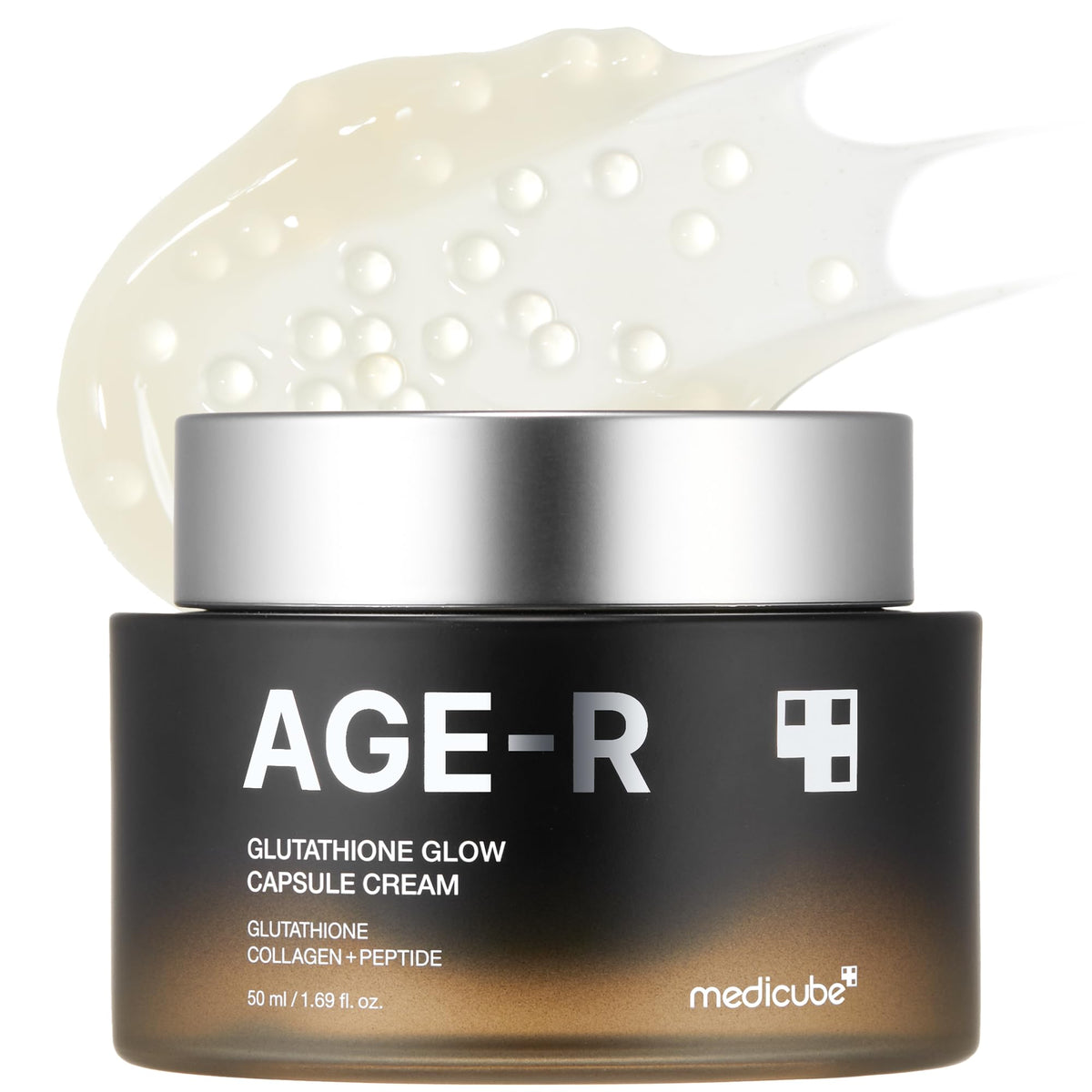 Medicube Age-R Glow Capsule Cream - Instant Lifting Moisturizer With Collagen Peptide, 1.69 Fl. Oz.