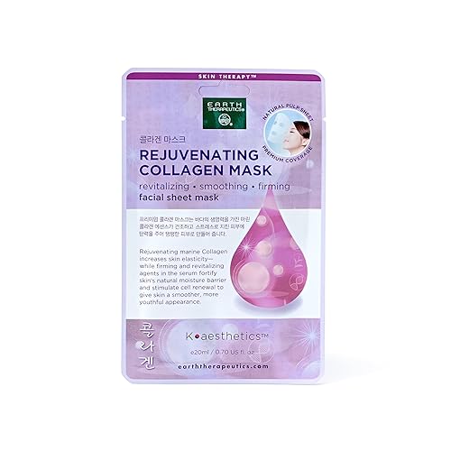 Earth Therapeutics Rejuvenating Collagen Facial Sheet Mask - 1 Count