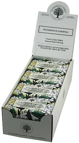 Wavertree & London Frangipani & Gardenia Soap Bars - 8X7Oz Moisturizing Triple Milled,