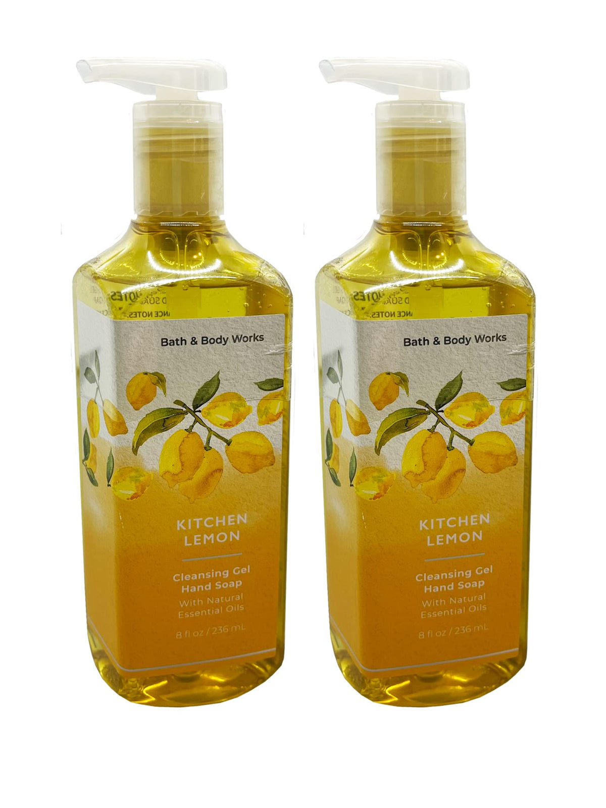 Bath & Body Works Deep Cleansing Hand Soap 2 Pack - Kitchen Lemon, 8 Fl Oz Each