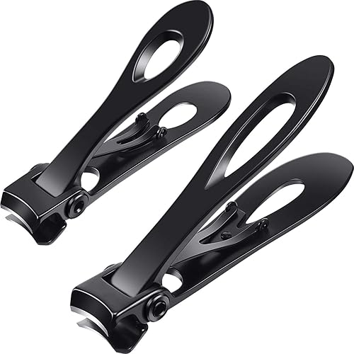 Mudder Oversized Nail Clippers - Ultra Sharp Stainless Steel, Wide Jaw For Toenails & Fingernails