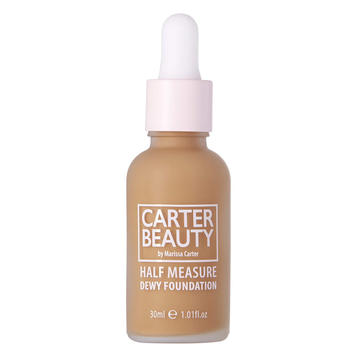 Carter Beauty Dewy Foundation - Water-Based, Ultra Hydrating, Vegan - Caramel Chew, 1.01 Oz