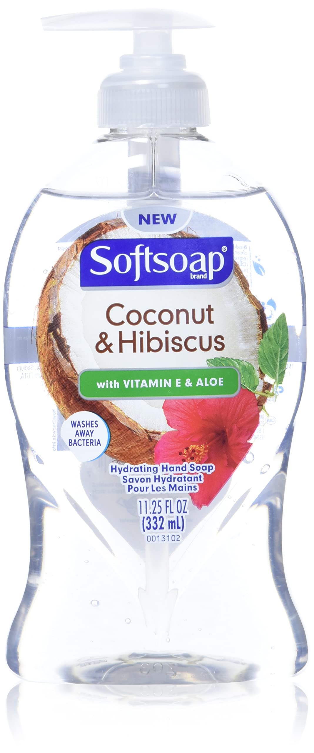 Softsoap Hydrating Liquid Hand Soap, Coconut Hibiscus & Aloe Vera, 11.25 Fl Oz, Pack Of 1