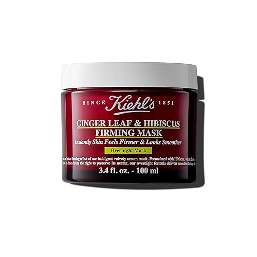 Kiehl'S Ginger Leaf & Hibiscus Firming Overnight Face Mask, Anti-Aging, 3.4 Fl Oz