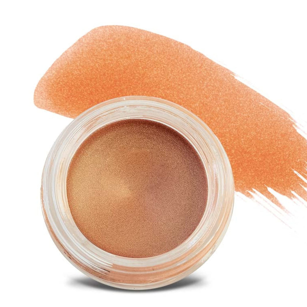 Mommy Makeup Waterproof Creme Eyeshadow - Golden Apricot, Smudge-Proof & Highly Pigmented 0.1Oz