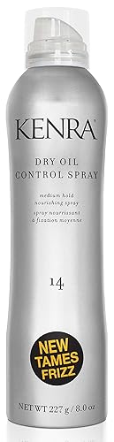 Kenra Professional Dry Oil Control Spray 14 - Medium Hold, Frizz Control, 8 Oz Hairspray