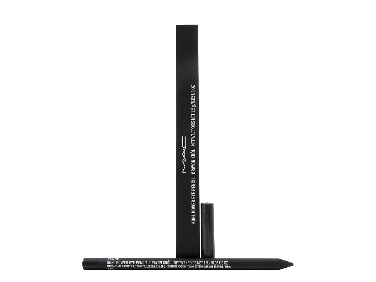 Mac Kohl Power Eye Pencil - Feline Black Eyeliner, 1 Count For Bold Eye Looks