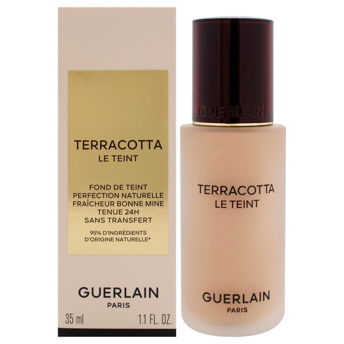 Guerlain Terracotta Le Teint 24H No-Transfer Foundation 3.5N Neutral 1.1 Oz For Women